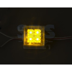 Лента светодиодная Neon-Night LED модуль 30мм х 30мм 4 светодиода ЖЁЛТЫЙ 141-122