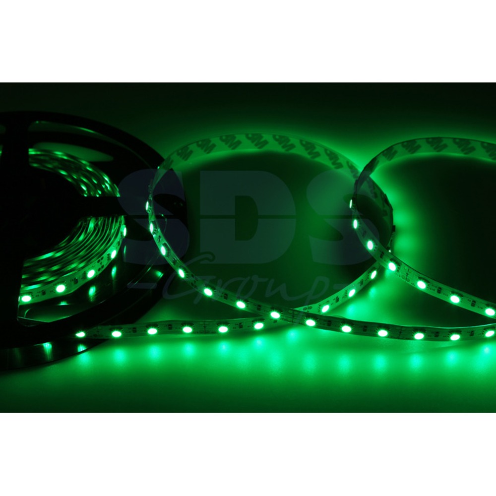 Лента светодиодная Neon-Night LED лента открытая 10мм IP23 SMD 5050 60 LED/m 12V зеленая 141-464