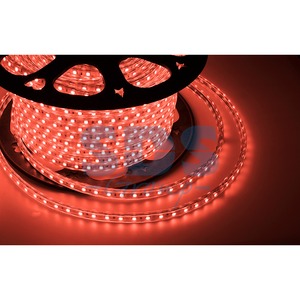 Лента светодиодная Neon-Night 142-601 LED лента 220 В, 10х7 мм, IP67, SMD 2835, 60 LED/m, цвет свечения красный (100 метров)
