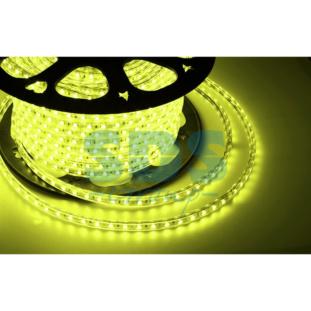 Лента светодиодная Neon-Night LED лента 220В 13*8 мм IP65 SMD 5050 60 LED/m Желтая бухта 50 м 142-102