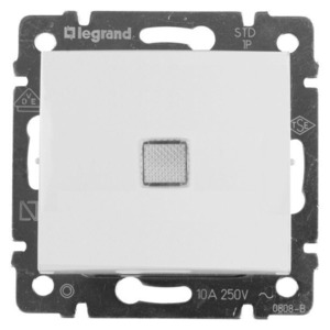 Выключатель двухклавишный Legrand 774448 Valena