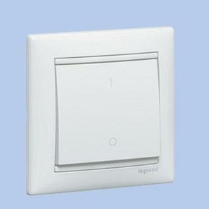 Выключатель двухклавишный Legrand 770092 Valena