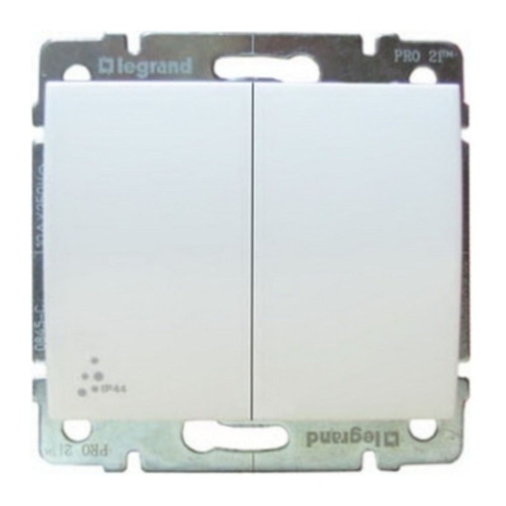 Выключатель двухклавишный Legrand 771021 Galea Life