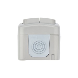 Выключатель двухклавишный Kranz KR-78-0833 Mini OG OG IP54, о/у, серый