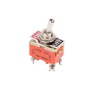 Выключатель специальный Rexant 06-0326-B Тумблер 250V 15А (4c) ON-OFF двухполюсный, 10шт