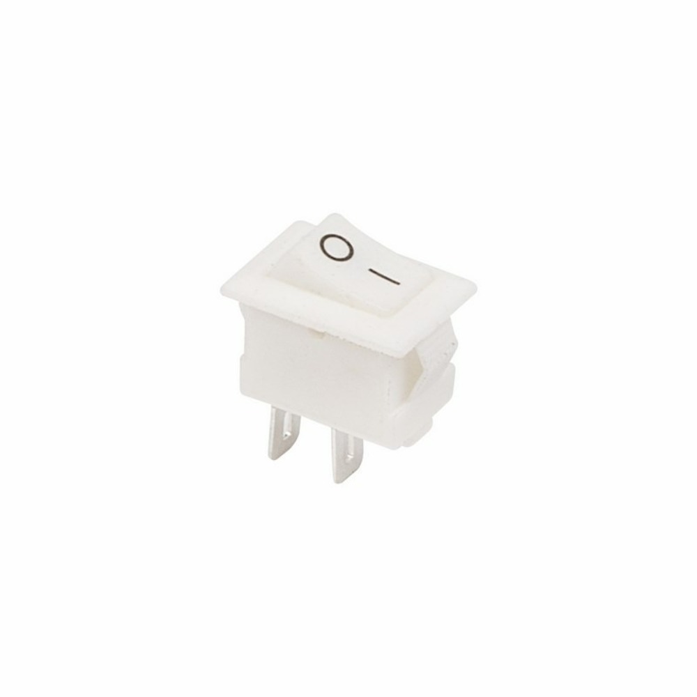 Выключатель клавишный Rexant 36-2012 250V 3А (2с) ON-OFF белый Micro, 10шт