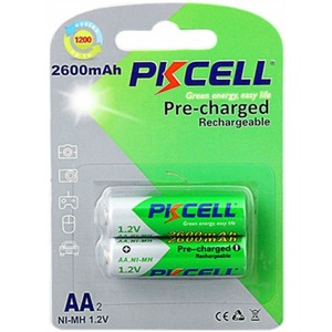 Аккумулятор PKCELL NI-MH RTU AA2600-2B тип - AA 2 шт в блистере