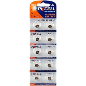 Батарейка PKCELL AG1-10B тип - LR60(AG1) 10 шт в блистере