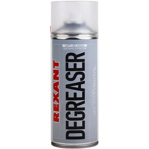 Очиститель обезжириватель Rexant 85-0006 DEGREASER, 400 мл, аэрозоль