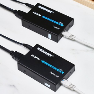 Передача по витой паре HDMI Rexant 17-6971 HDMI удлинитель по витой паре RJ-45(8P-8C) кат. 5е/6 120 м