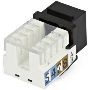 Вставка Keystone Jack RJ-45(8P8C) Hyperline KJ2-8P8C-C5e-TLS-BK