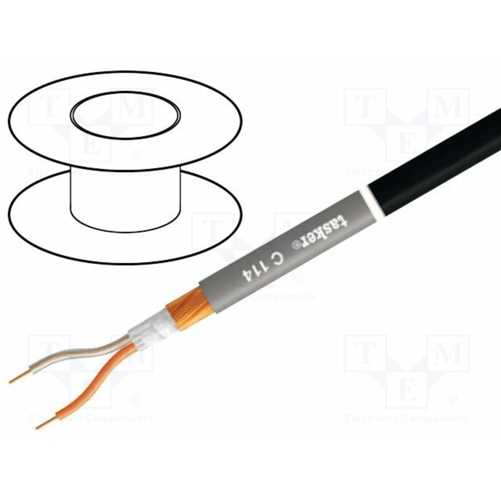 Отрезок аудио кабеля Tasker (арт. 6433) C114 Black 3.9m