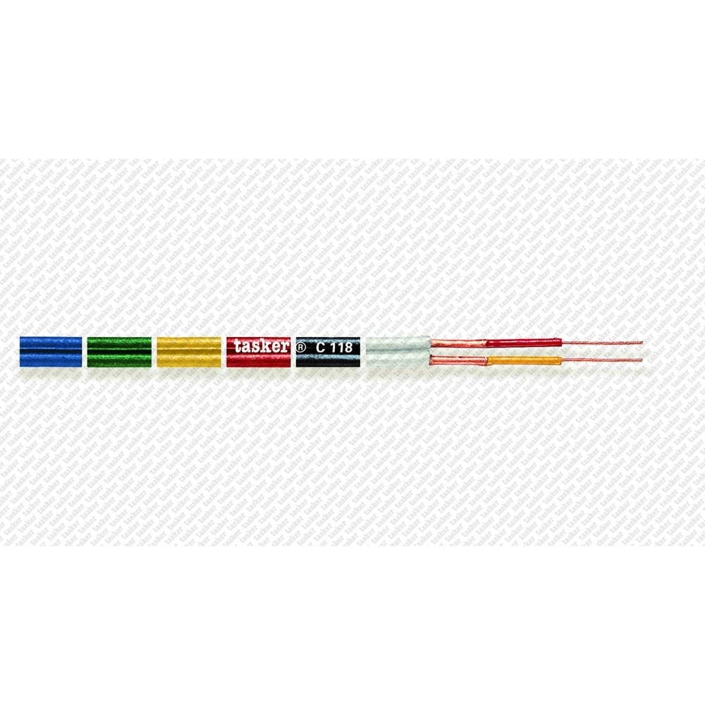 Отрезок аудио кабеля Tasker (арт. 6449) C118 White 1.0m