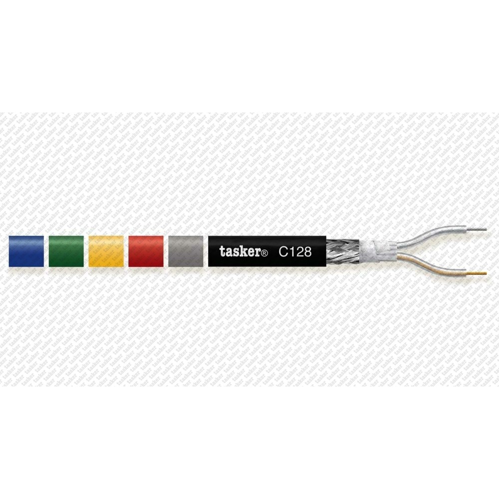 Отрезок аудио кабеля Tasker (арт. 6483) C128 Black 5.53m
