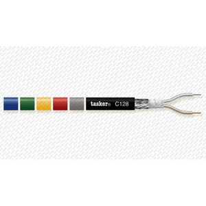 Отрезок аудио кабеля Tasker (арт. 6485) C128 Black 0.8m