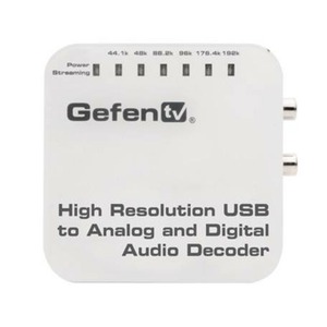 Преобразователь форматов Аудио Gefen GTV-192KUSB-2-ADAUD