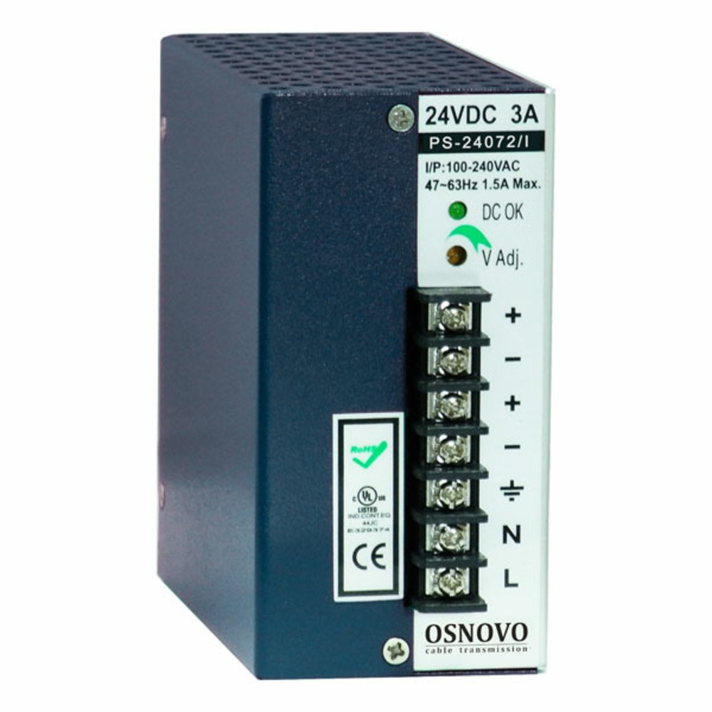 Электропитание приборов Osnovo PS-24072/I
