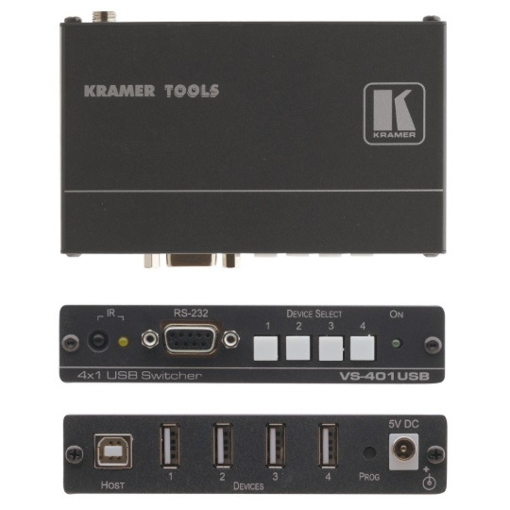 Коммутатор DisplayPort, USB и аудио Kramer VS-401USB