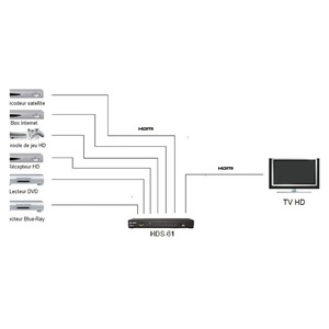 Коммутатор HDMI Real Cable HDS61