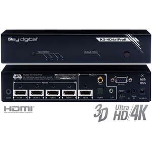 Коммутатор HDMI Key Digital KD-HD4X1ProK
