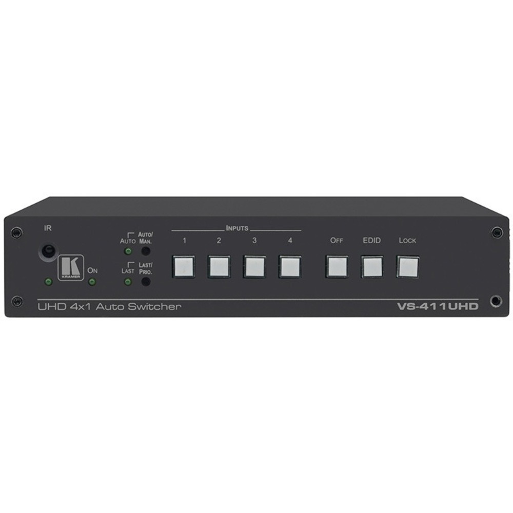 Коммутатор 4х1 HDMI и аналогового аудио с автоматическим переключением Kramer VS-411UHD