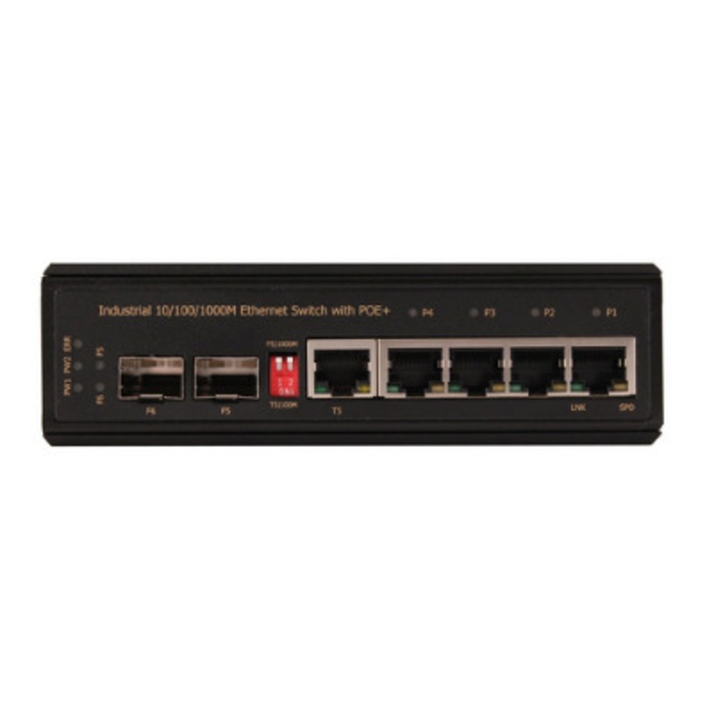 Коммутатор с PoE промышленный Osnovo SW-80412/IC(Booster)