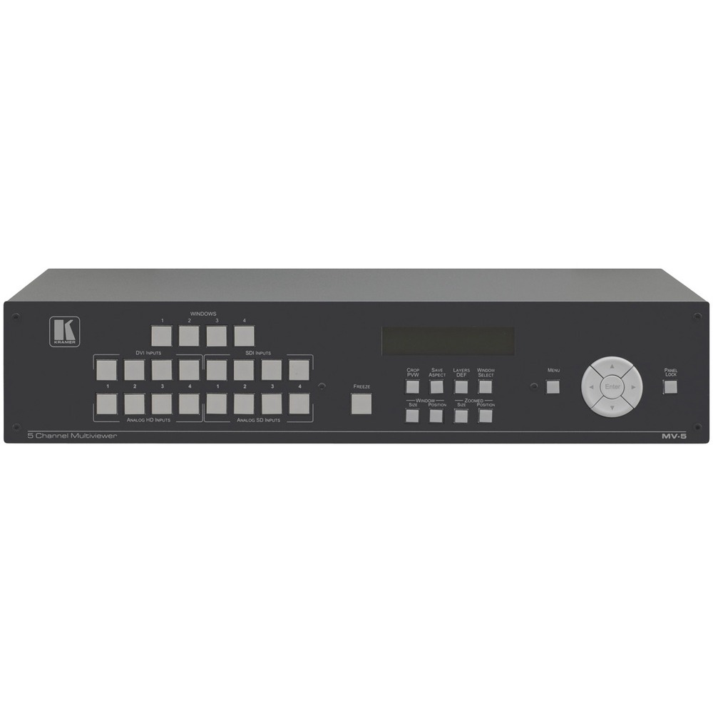 Мультиоконный мультиформатный видеопроцессор Kramer MV-5