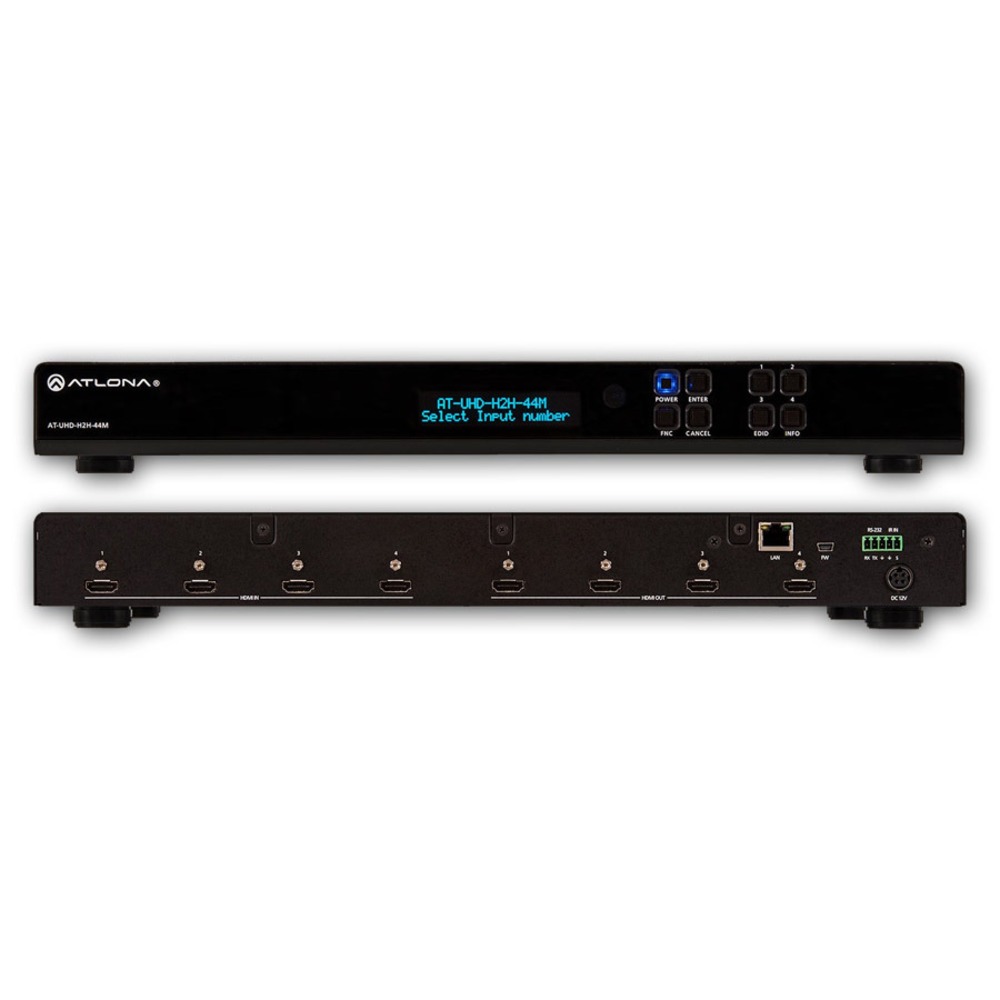 Матричный коммутатор HDMI Atlona AT-UHD-H2H-44M