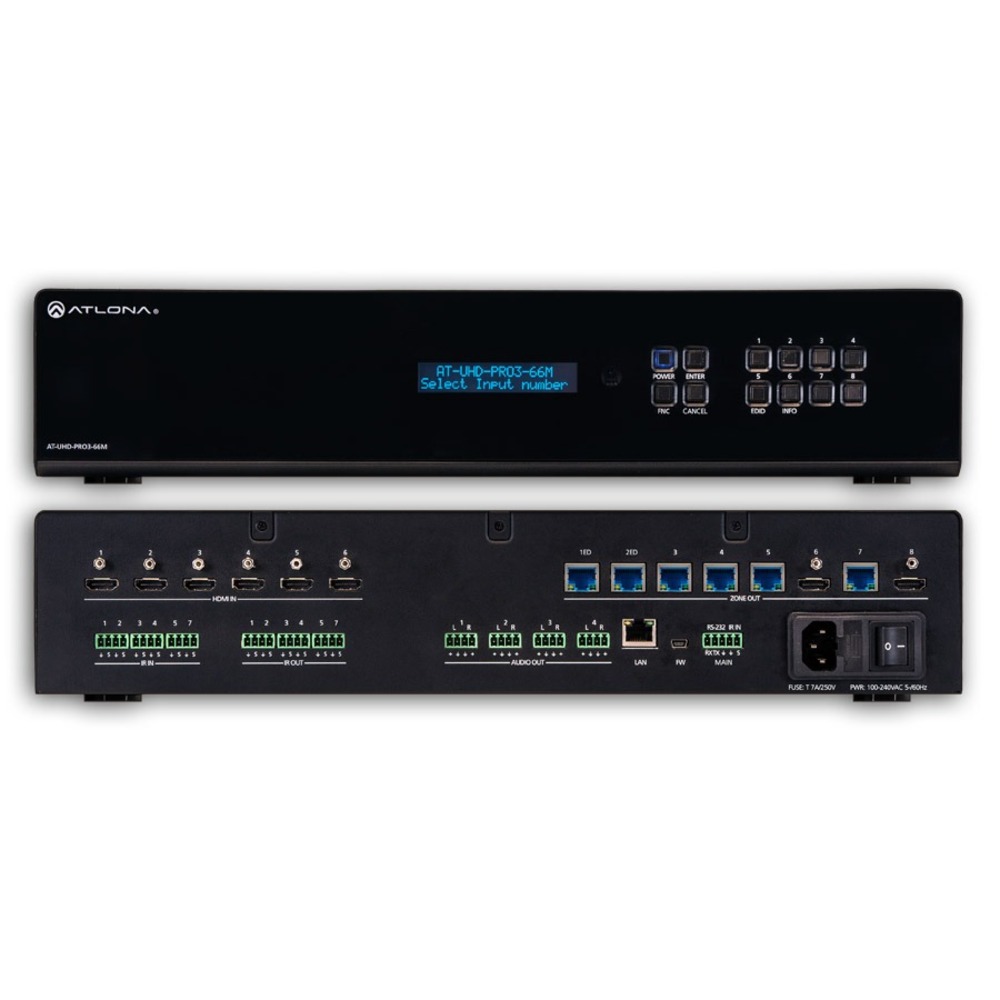 Матричный коммутатор HDMI Atlona AT-UHD-PRO3-66M
