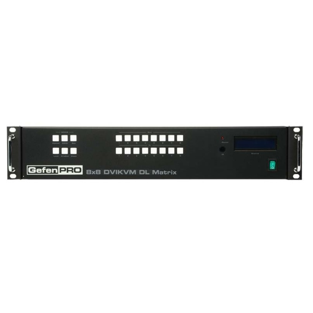 Матричный коммутатор KVM (DVI, USB и аудио) Gefen GEF-DVIKVM-848DL-PB