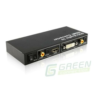 Преобразователь HDMI, DVI и аудио Greenconnect GC-DVI2HD