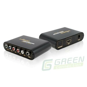 Преобразователь HDMI, аналоговое видео и аудио Greenconnect GC-YP2HD