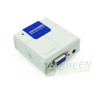 Преобразователь HDMI, аналоговое видео и аудио Greenconnect GC-VGA2HD02