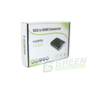 Преобразователь HDMI, аналоговое видео и аудио Greenconnect GC-VGA2HD