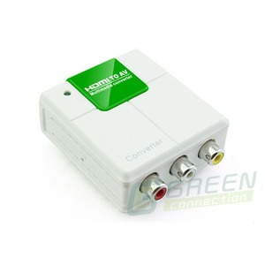 Преобразователь HDMI, аналоговое видео и аудио Greenconnect GC-HD2AV
