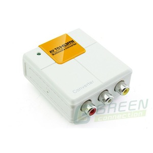 Преобразователь HDMI, аналоговое видео и аудио Greenconnect GC-AV2HD