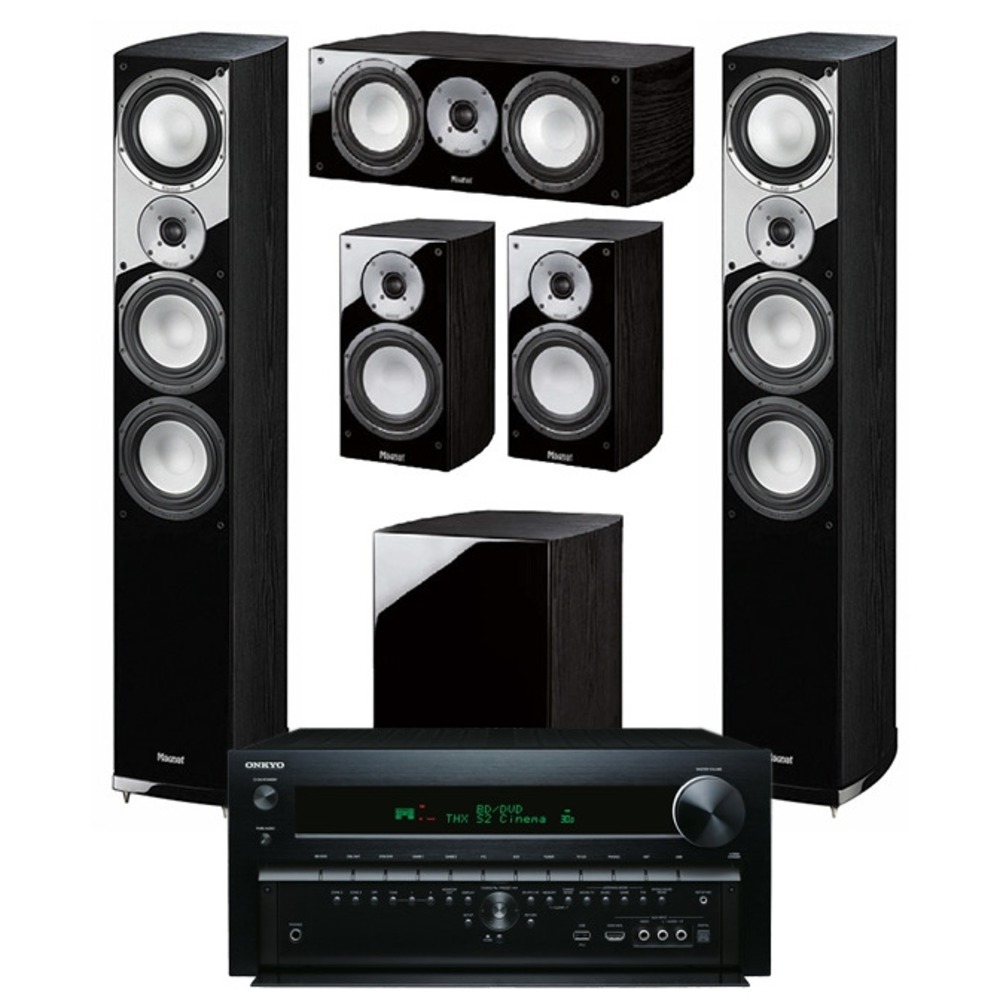 Домашний кинотеатр Onkyo TX-NR818 + Magnat Quantum 677 set Black