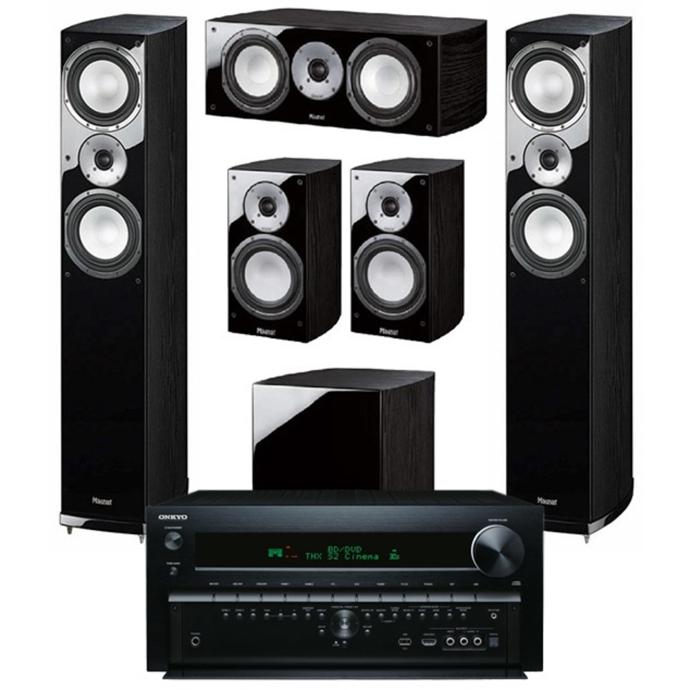 Домашний кинотеатр Onkyo TX-NR818 + Magnat Quantum 675 set Black