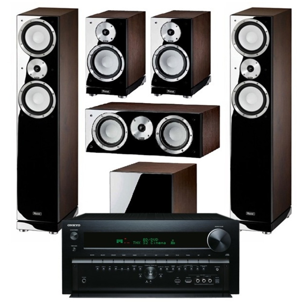 Домашний кинотеатр Onkyo TX-NR818 + Magnat Quantum 675 set Mocca