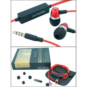 Наушники внутриканальные классические HiSound Audio Hiphone 4 Red