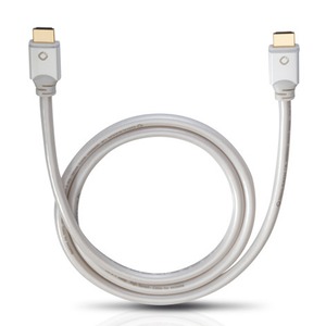Кабель HDMI - HDMI Oehlbach 92471 White Magic 1.2m