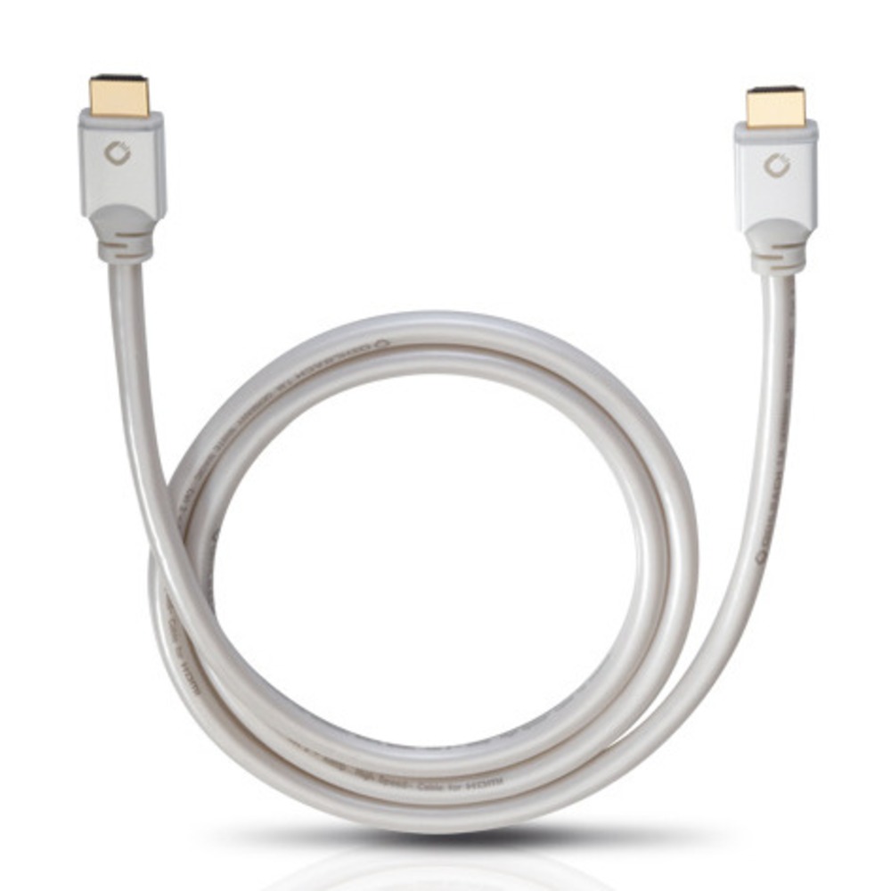 Кабель HDMI - HDMI Oehlbach 92469 White Magic 0.4m