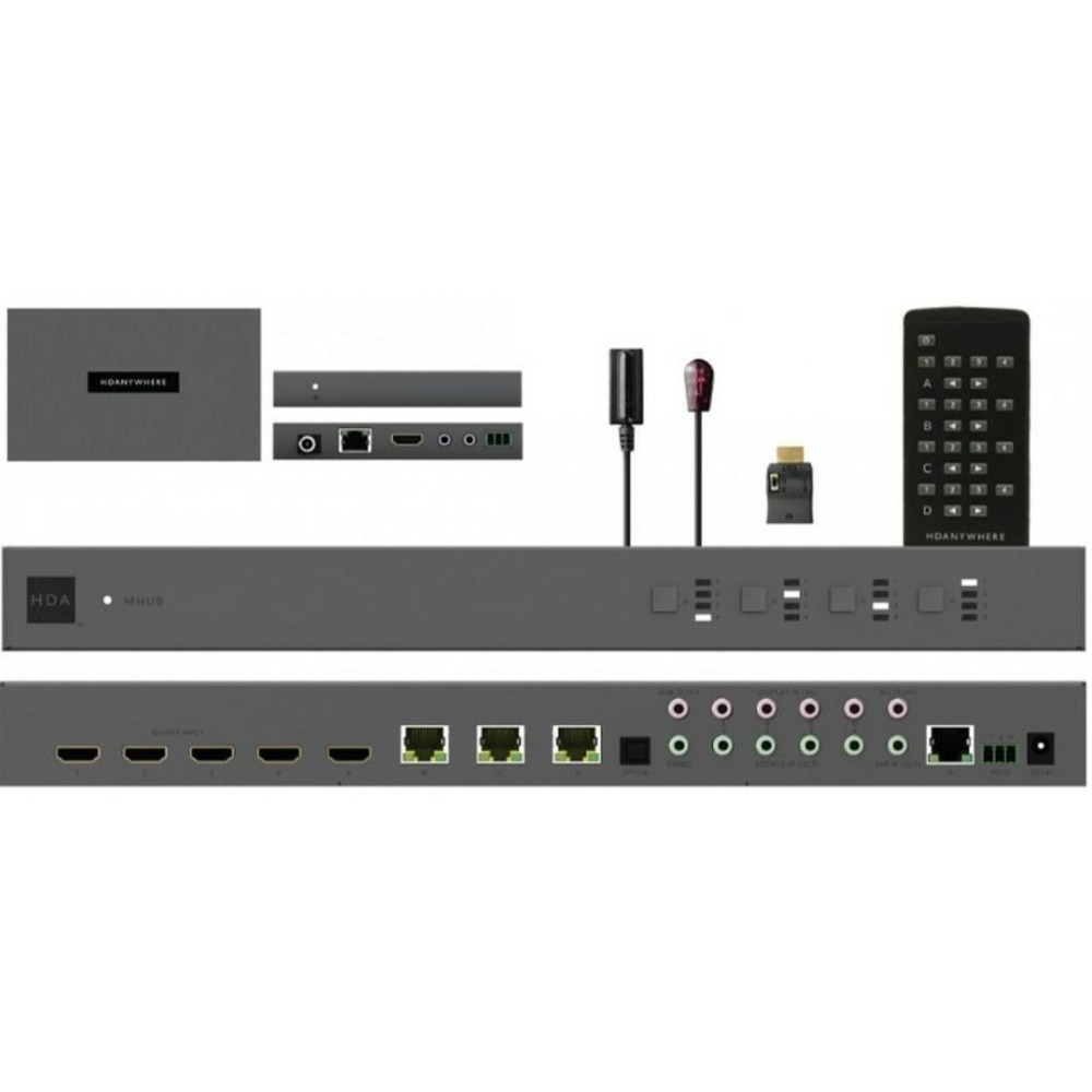 Контроллер HDanywhere MHUB (4x3+1) комплект + 4 RX