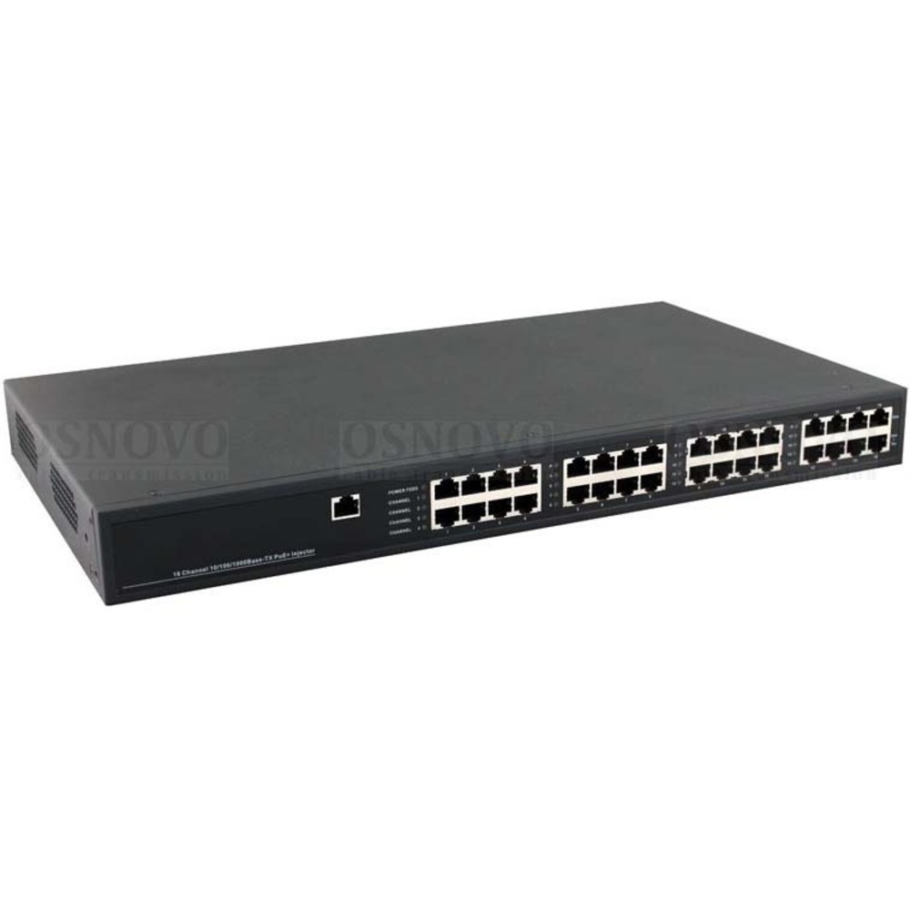 Инжектор и сплиттер PoE Osnovo Midspan-16/250RGM