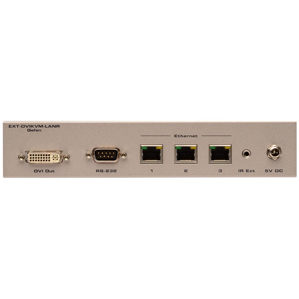 Передача по IP сетям KVM (DVI, USB, RS-232 и аудио Gefen EXT-DVIKVM-LANRX