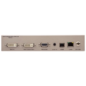 Передача по IP сетям KVM (DVI, USB, RS-232 и аудио Gefen EXT-DVIKVM-LAN-LTX