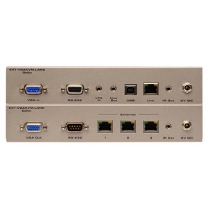 Передача по IP сетям KVM (VGA, USB, RS-232 и аудио) Gefen EXT-VGAKVM-LAN