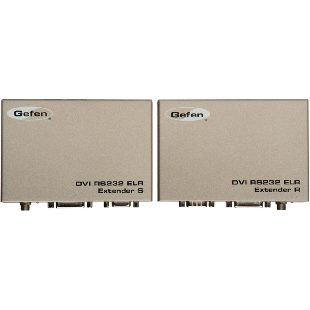 Передача по витой паре DVI, данные (RS-232) и аудио Gefen EXT-DVI-CAT5-ELR