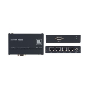 Передача по витой паре KVM (VGA, USB, PS/2, RS-232 и аудио) Kramer TP-104HD