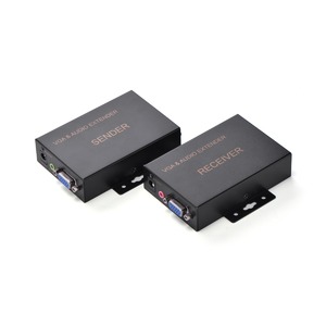 Передача по витой паре KVM (VGA, USB, PS/2, RS-232 и аудио) Greenconnect GC-VGASP200M